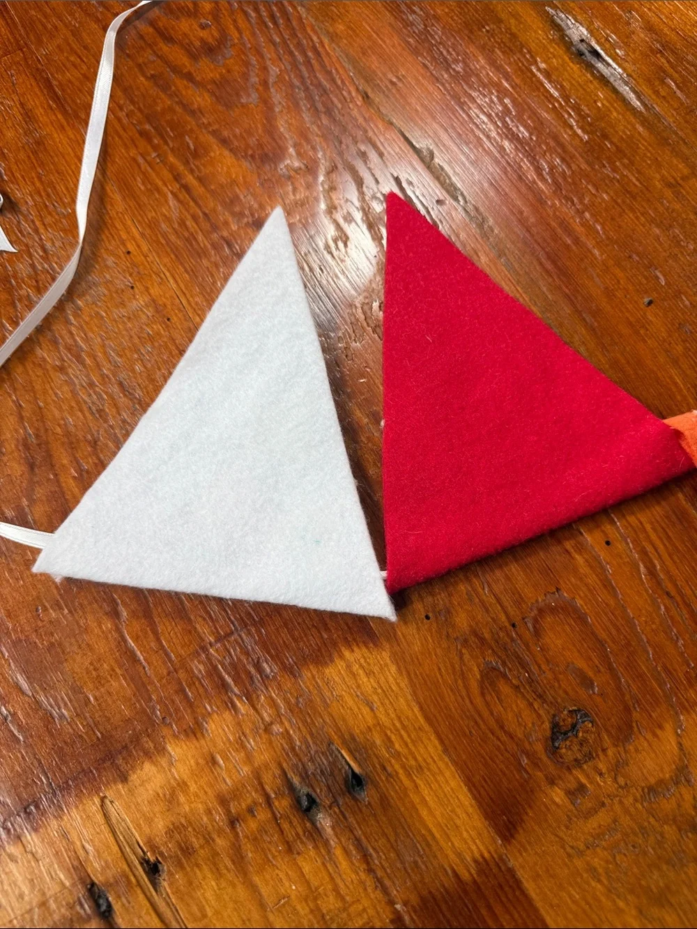 🎉 Handmade Happy Birthday Multicolor Felt Pennant Banner - Party Garland